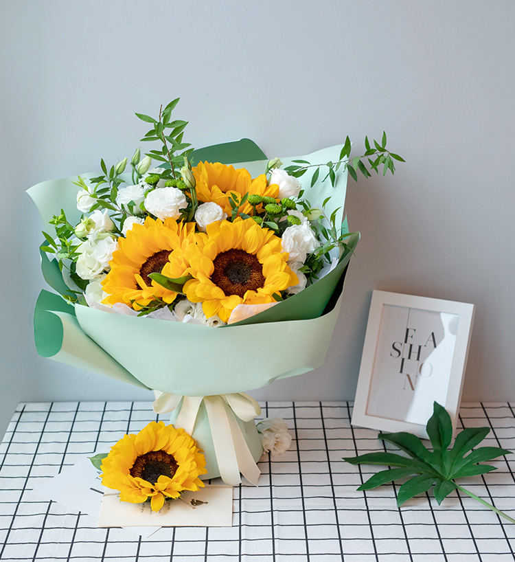 内江过生日送朋友鲜花之后再送几句祝福语说什么？